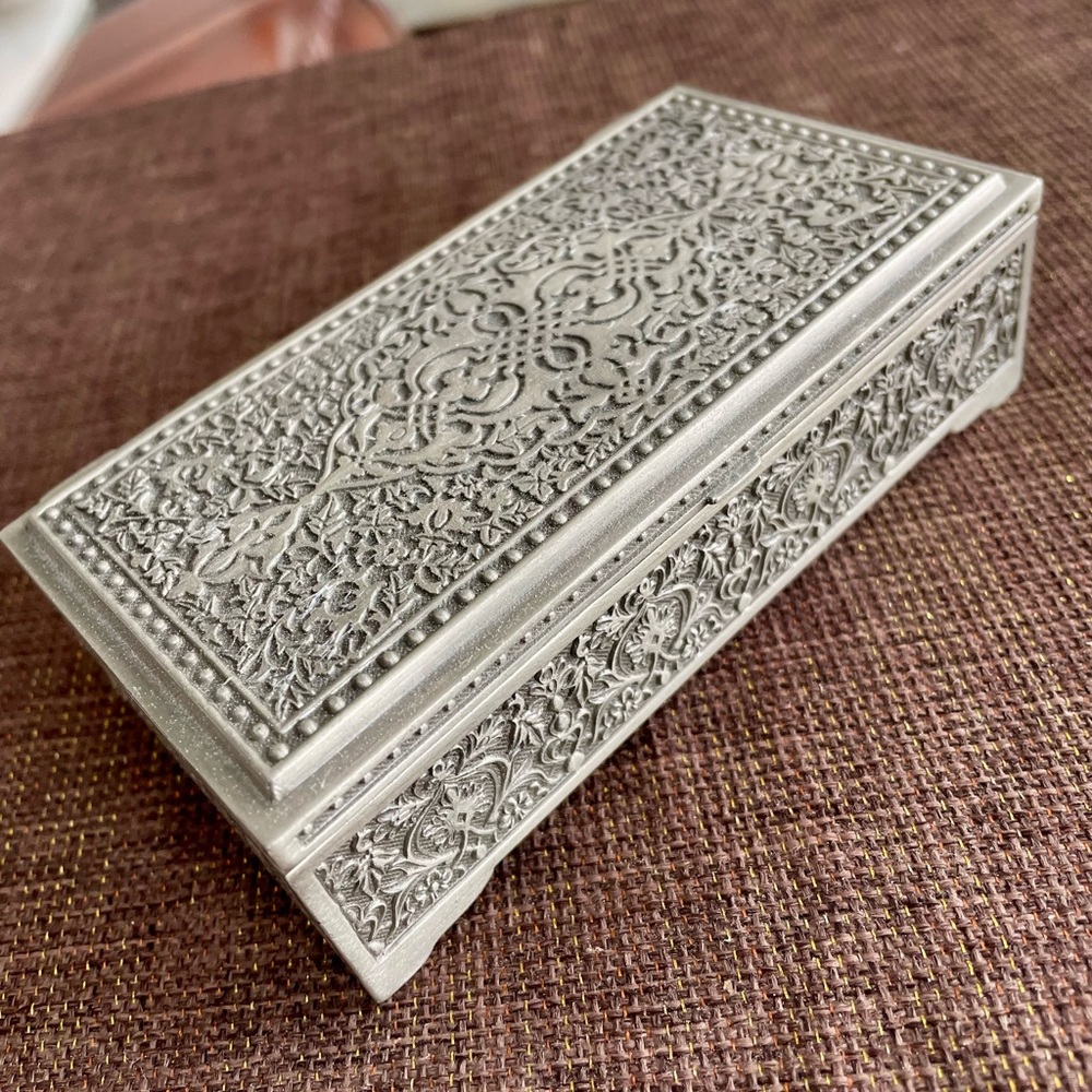 Small Silver Jewelry Box